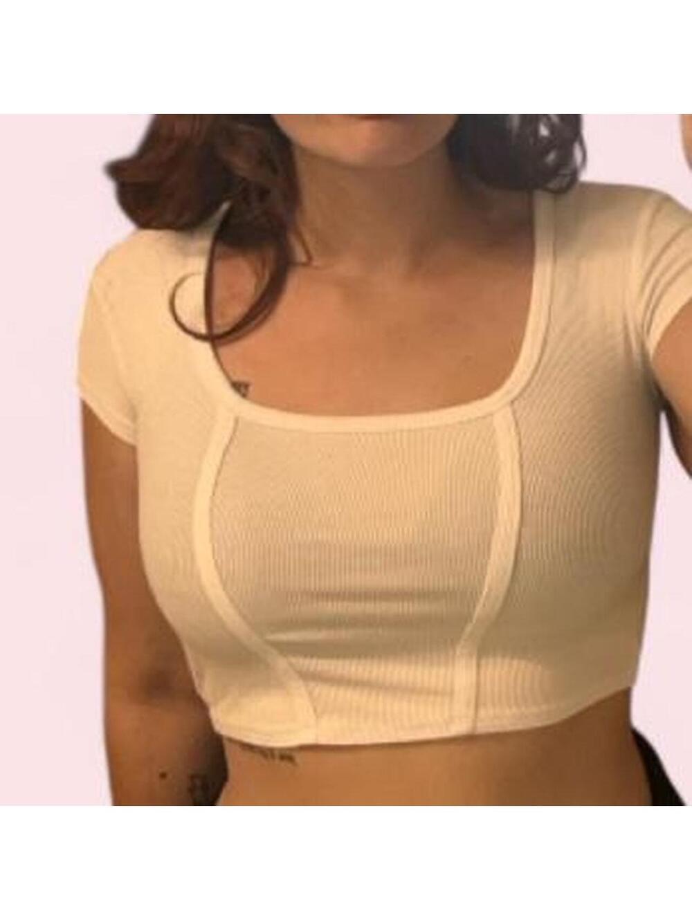 Streetwear Society Women's White Crop-top